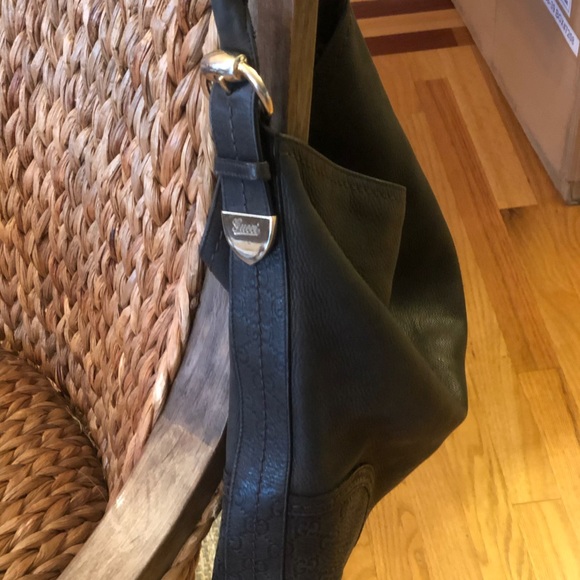 Gucci black leather vintage handbag - Picture 8 of 8